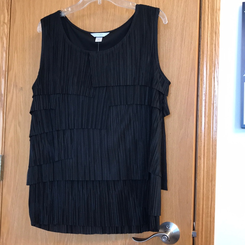 Charcoal layered tank top